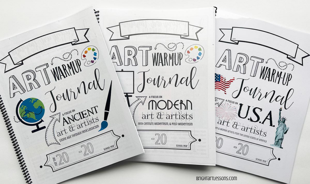 Art Warm-up Book Set of 3