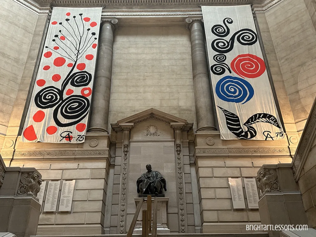 Double Murals, Alexander Calder, Free Library, Philadelphia, Pennsylvania