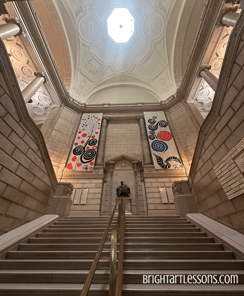 Double Murals, Alexander Calder, Free Library, Philadelphia, Pennsylvania