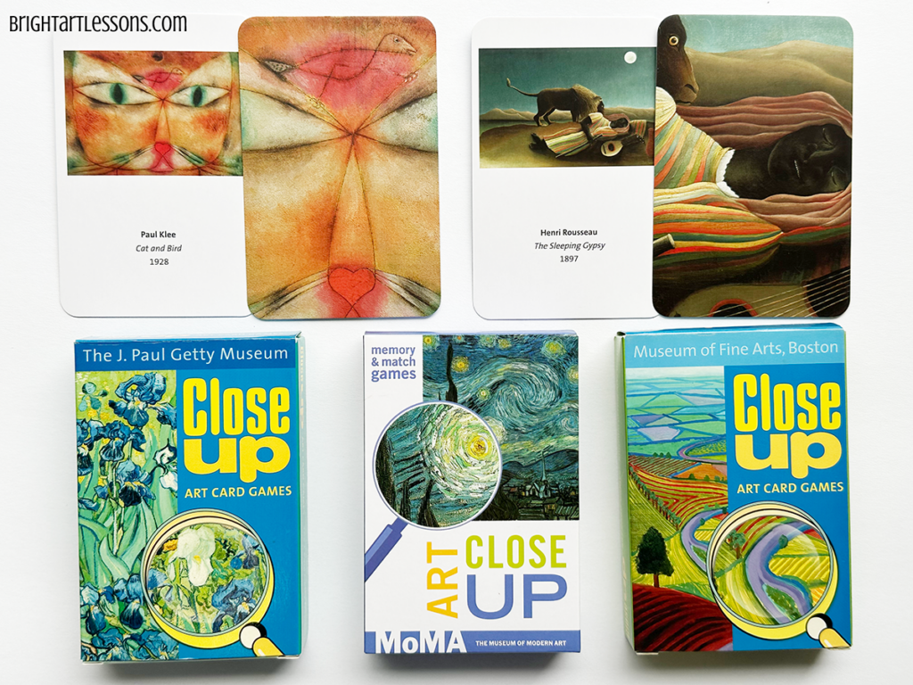 Close Up Art Card Games by Bird Cage Press