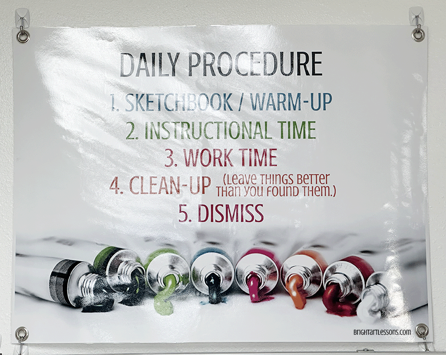 Grommet & Hooks on Daily Procedure Poster