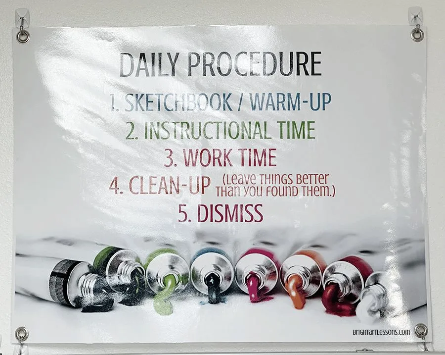 Grommet & Hooks on Daily Procedure Poster