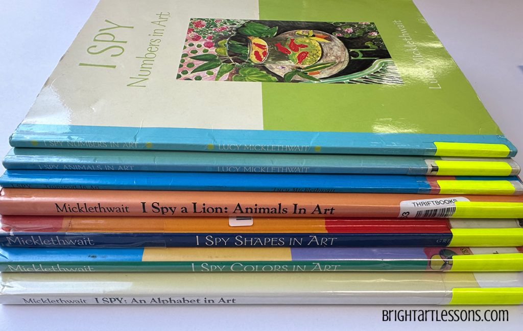 I Spy Art Books by Lucy Micklehwait