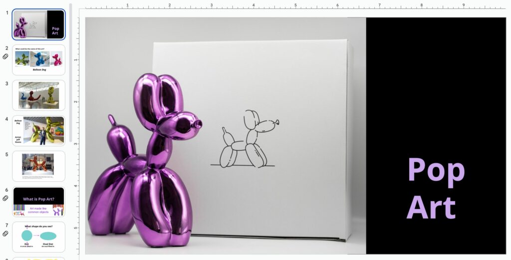 Koons Balloon Dog PowerPoint