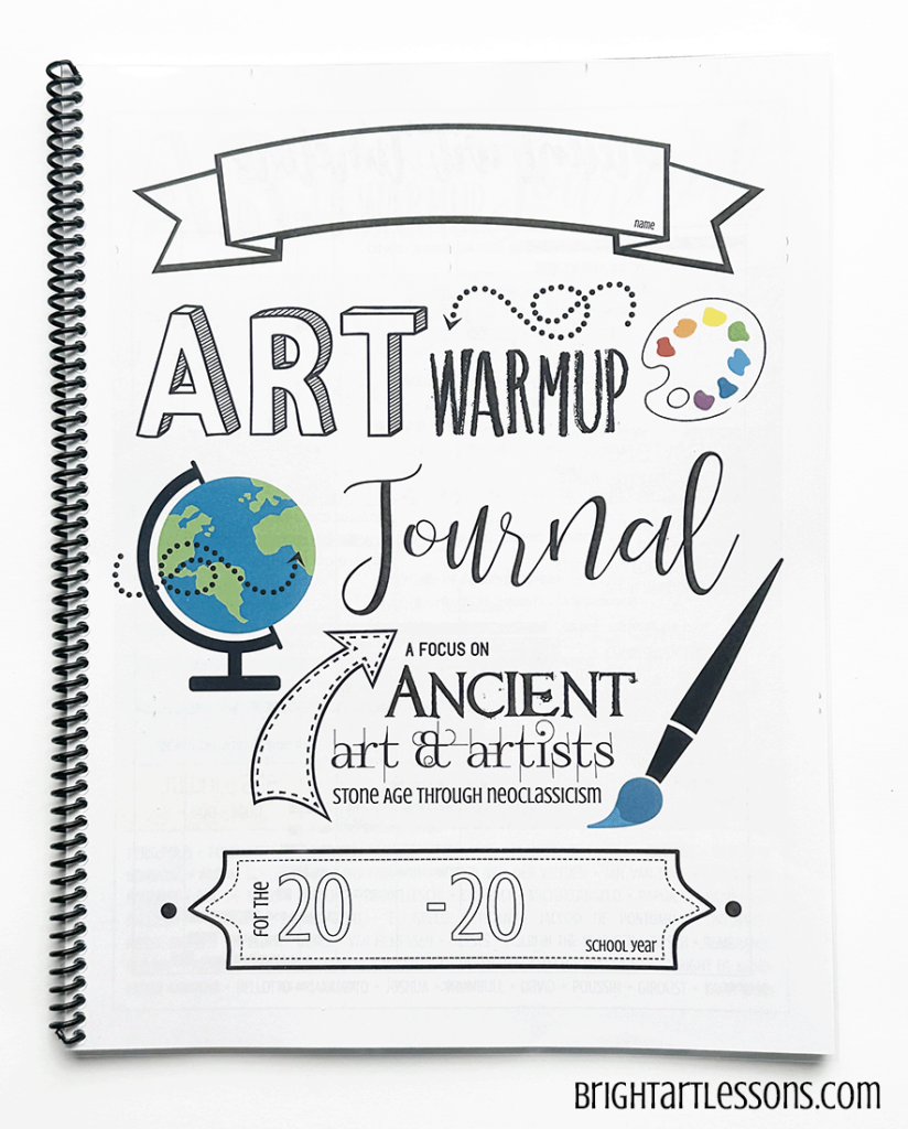 Ancient Art History Warm-up Book