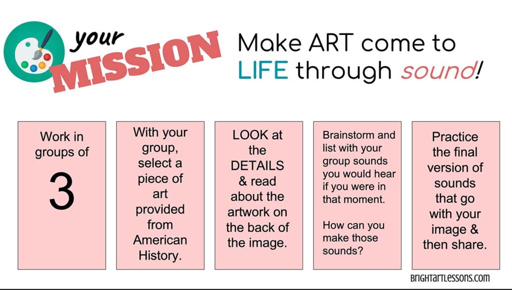 Sound of Art Mission Instructions