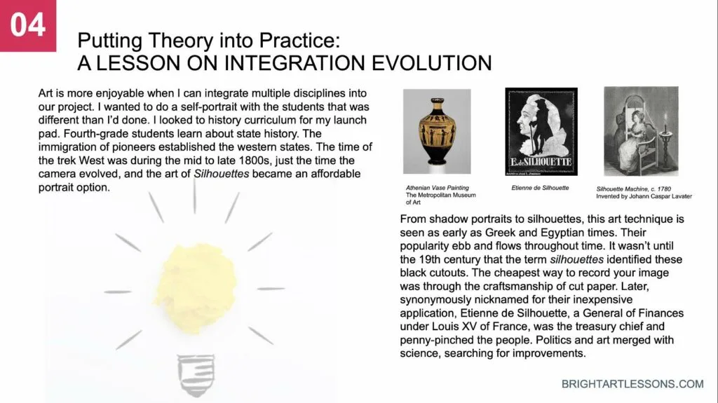 Art Integration Lesson Integration