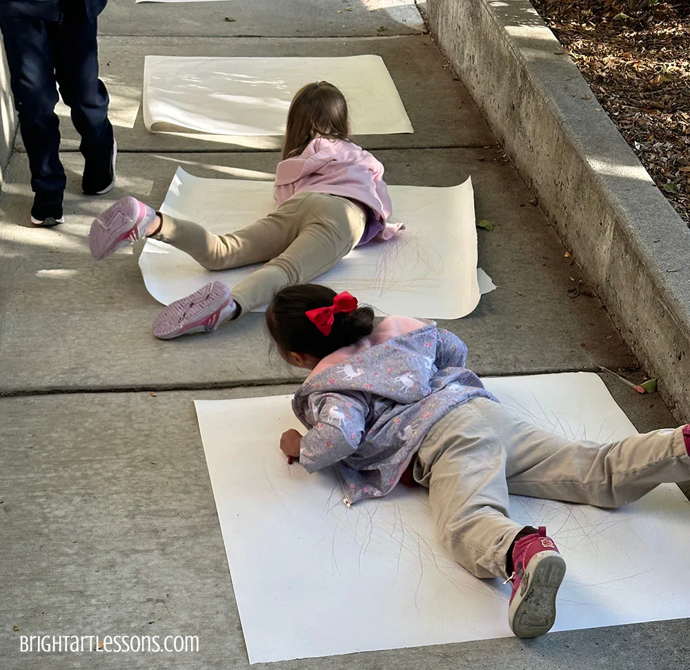 Movement Pendwall Drawings for Kindergarten