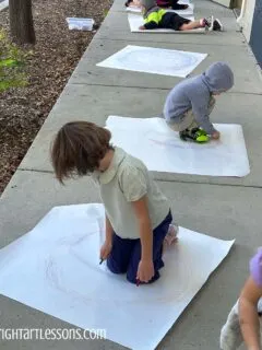 Movement Pendwall Drawings for Kindergarten